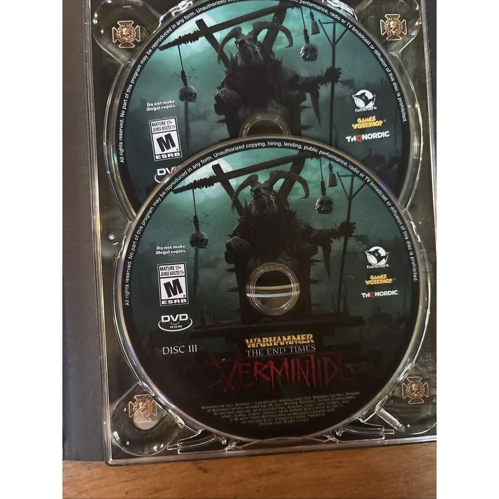 Warhammer End Times Vermintide (PC-DVD) Unused Open Box Rare Collector Edition